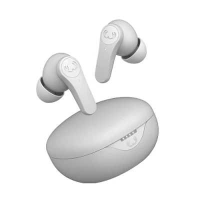 Image de Fresh &#039;n Rebel Twins Rise, Ëcouteurs Bluetooth Intra Auriculaires sans Fil avec Réduction de Bruit Active Hybride, Mode Ambiant, Résiste aux éclaboussures (IPX4), 30h D&#039;Autonomie (Ice Grey)