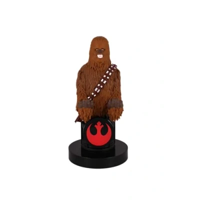 Image de Cableguys Figurine Gaming Star Wars Chewbacca Accessoire Support pour Manette ou Smartphone Câble USB Inclus 20 cm