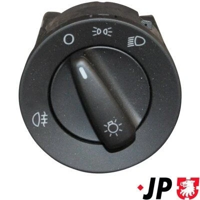 Image de JP GROUP 1196101400 Interrupteur, lumière principale SKODA: Fabia 2, Roomster, Octavia II 5 portes, VOLKSWAGEN: Passat B5 Berline, Break