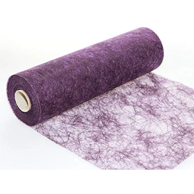 Image de Protinam Sizoflor 5900 Chemin de Table en Non tissé Aubergine 30 cm x 20 m