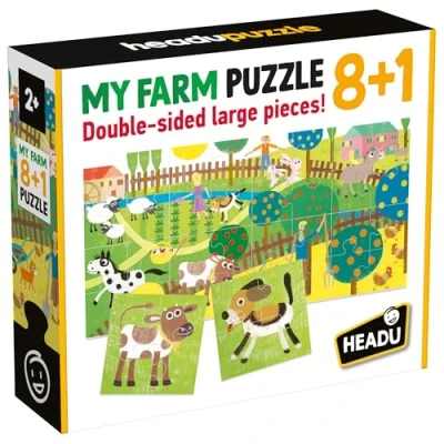 Image de Headu It20867 Animaux Puzzle 8+1, IT20867, Multicolore