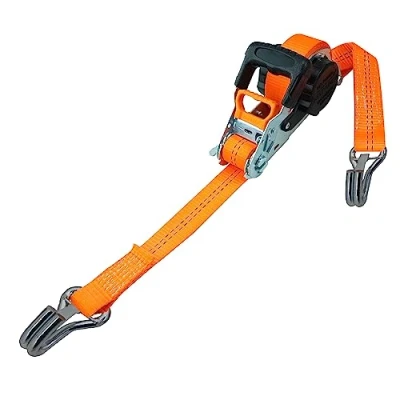 Image de PETEX Sangle d&#039;arrimage Automatique à cliquet 1 pièce 5 m x 35 mm 1000/2000 daN Jusqu&#039;à 2000 kg Orange