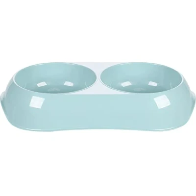 Image de Flamingo Pet Products MUK Double Recycled Plastic Bowl 2 x 200 ML for Dogs and Cats. FL 521592