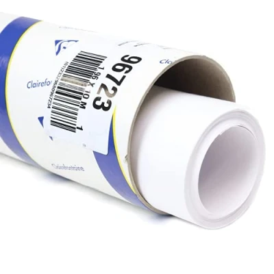 Image de Clairefontaine 96723C Rouleau Papier Dessin Croquis Blanc au Grain Très Léger 1,96x10 m 200g Idéal pour le et Crayon, Feutre ou Fusain