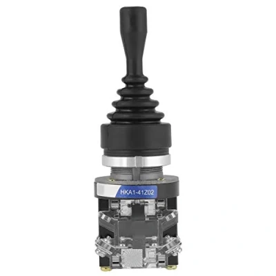 Image de Joystick Interrupteur, 1pcs HKA1 41Z02 2NO 2 Positions Commutateur Retour À Ressort Interrupteur Momentané pour l&#039;Automatisation et le Domaine Dafety