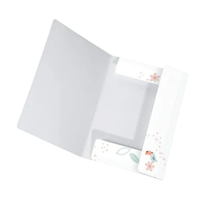 Image de Falken Classeur original pour enfant en carton extra résistant avec 3 rabats et bande élastique format A3 Motif jungle de rangement l&#039;école