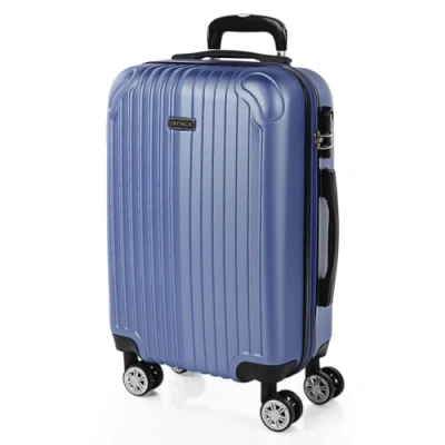 Image de ITACA Valise Cabine 55x40x20, Cabine, À roulettes, Roulette, Rigide, Résistant, Légère T71550, Bleu Saphir
