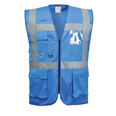 Image de Portwest Iona Gilet Executive, Couleur: Bleu Royal, Taille: L, F476RBRL
