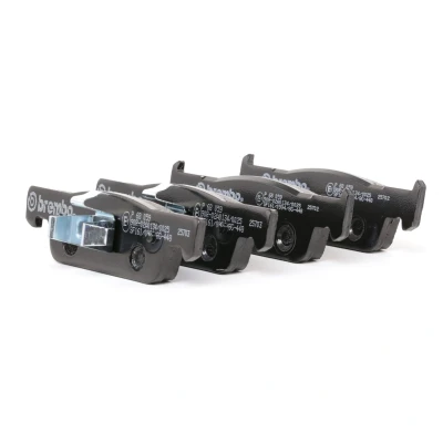 Image de BREMBO P 68 059 Jeu de plaquettes frein contact signal d&#039;usure exclu avec clip piston sans accessoires RENAULT: Twingo 3, CLIO 4 Kasten