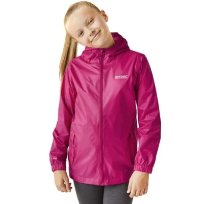 Image de Regatta Ciré Technique et compactable Junior Pack IT Jackets Waterproof Shell Mixte Enfant, Cabaret, FR : XS (Taille Fabricant 2)