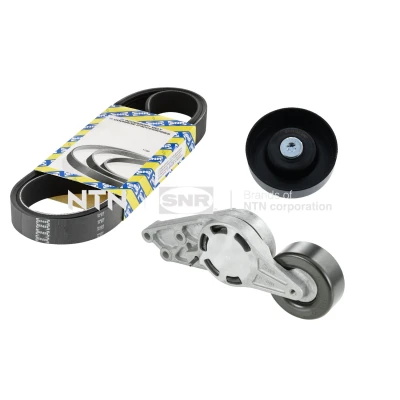 Image de SNR KA857.46 Jeu de courroies trapézoïdales à nervures AUDI: A4 B6 Berline, B7 Avant, A6 C6 SEAT: Exeo ST, Berline