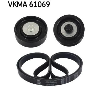 Image de SKF VKMA 61069 Jeu de courroies trapézoïdales à nervures TOYOTA: Yaris I 3/5 portes