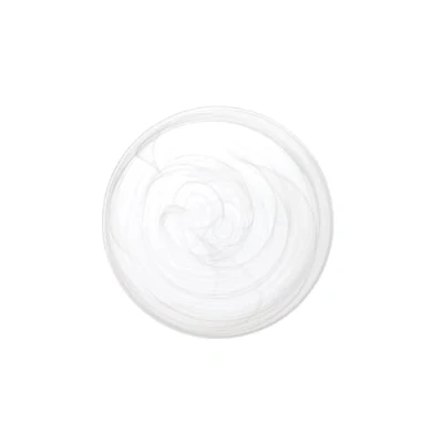 Image de H&amp;h set 6 piatti frutta alabastro in vetro bianco cm21
