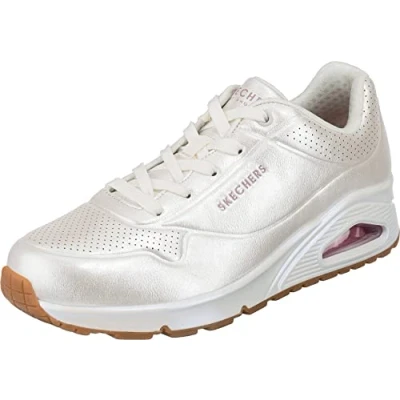 Image de Skechers Femme Uno Pearl Queen Basket, Blanc, 37 EU