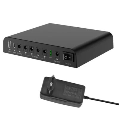 Image de TalentCell Mini onduleur 27000 mAh 98 Wh Alimentation sans interruption SL3400 Lithium Ion avec sortie DC 12 V/9 V/5 V pour routeur fil, modem, lumière LED, caméra de vidéosurveillance