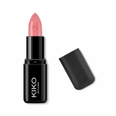 Image de KIKO Milano Smart Fusion Lipstick 406, Rouge À Lèvres Riche Et Nourrissant Au Fini Lumineux