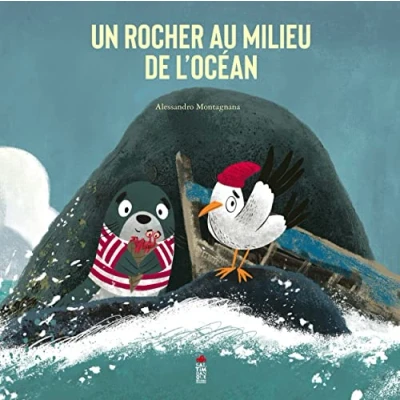 Image de Un rocher au milieu de l&#039;océan (Cartonné)