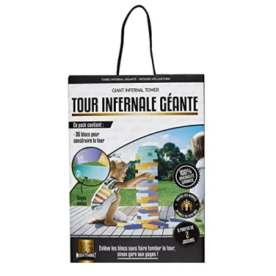 Image de MISTER GADGET, MG3432, Tour Infernale Grand&#039;Format, Qualité Supérieure et Durabilité, Grand&#039;et Imposant, Jeu Ultra Ludique Convivial, Multicolore, Grand Format