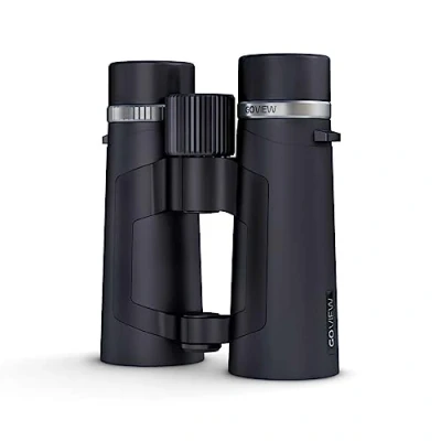 Image de GoView ZOOMR 8x42 Jumelles pour l&#039;extérieur, la Nature, l&#039;observation de Faune, Les Voyages (Zoom 8X, Grand Champ Vision, Inclus Ensemble d&#039;accessoires) Phantom Noir
