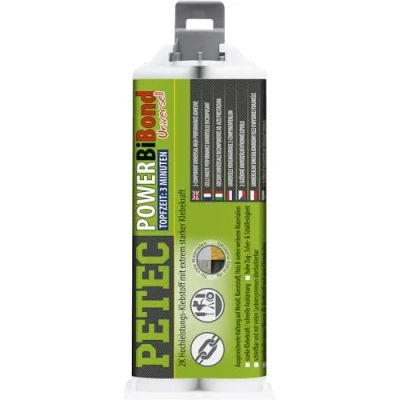 Image de PETEC 98550 Colle universelle 40C +120C sans silicone blanc/jaune 50