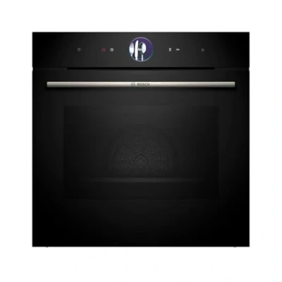 Image de Bosch HSG7361B1 Serie 8 EEK: A+ Einbau Dampfbackofen, 60cm breit, 71 Liter, Air Fry, Dampf Funktion Plus, Heißluft sanft, schwarz