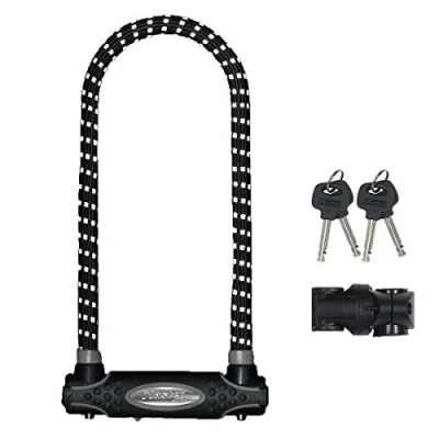 Image de MASTER LOCK Antivol Vélo U [A Clé] [Support de Universel] [Antivol Certifié] [Modèle XL] [Réfléchissant] 8195EURDPROLWREF Idéal pour les Vélos, Vélos Electriques, VTT et autres