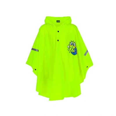 Image de Valentino Rossi Soleil et Luna Poncho Mixte Enfant, Jaune Fluo, Taille Unique