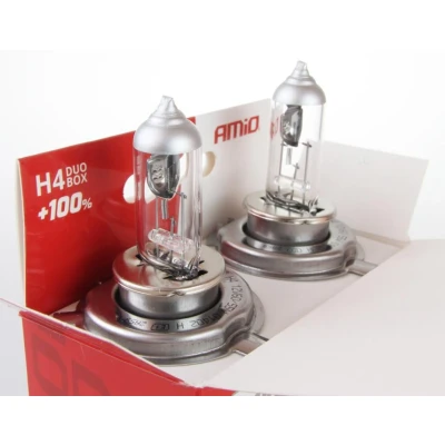 Image de AMiO 01402 Ampoule, projecteur longue portée H4 55W P43t Halogène RENAULT: CLIO 2, TRAFIC 2 Kasten, TWINGO VOLKSWAGEN: Polo V 3/5 portes, GOLF 3