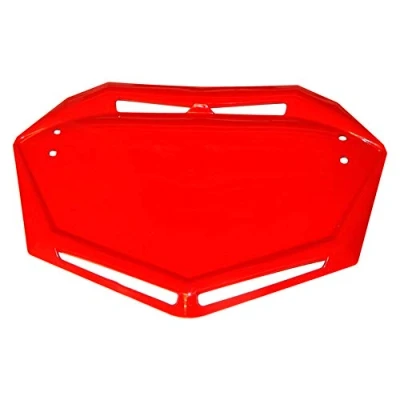 Image de cyclingcolors Plaque Support Velo BMX Trial Aero Design Plastique Competition VTT Motocross MX Moto Quad Kart Cross Karting Enduro (Rouge)