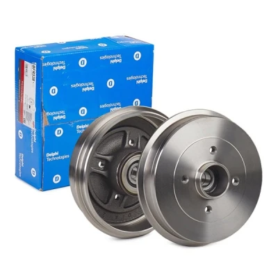 Image de DELPHI BFR538 Tambours de Frein sans bague ABS, avec roulement roue, 234 RENAULT: Clio 4, TWINGO 2 oscaro, mister auto, yakarouler