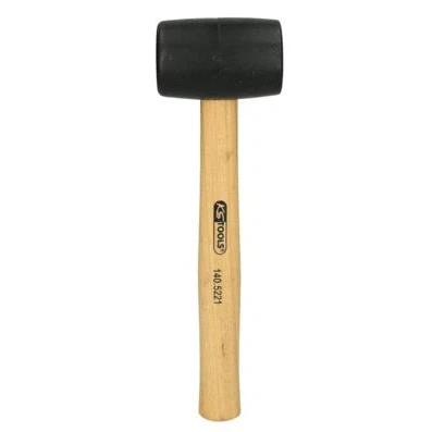 Image de KS TOOLS 140.5221 Maillet en caoutchouc 300, 80 Bois (hickory) 340