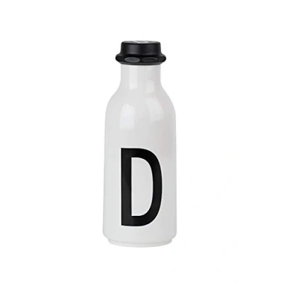 Image de Design Letters Go Gourde 500ml Bouteille d’eau sans BPA BPS Reutilisable étanche pour Le Sport Tritan Water bottle personnalisé A Z Femme et Homme Les Voyage la randonnée blanc