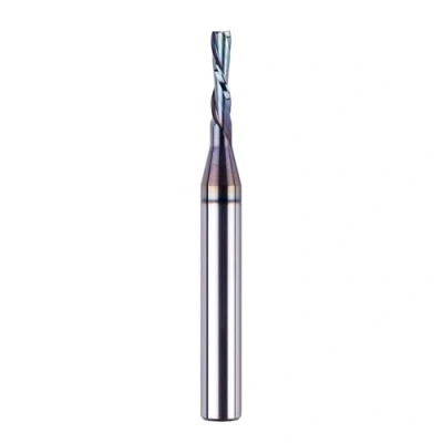 Image de SpeTool Fraise à rainurer en spirale 8 mm Tige Downcut 4 Diamètre de coupe 20 Longueur Routeur Bit 2 flûtes VHM CNC pour défonceuse avec
