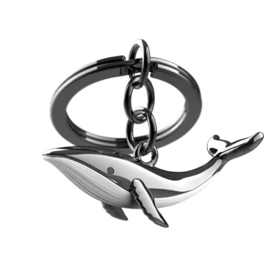 Image de METALMORPHOSE Porte clés Baleine MTM146 01