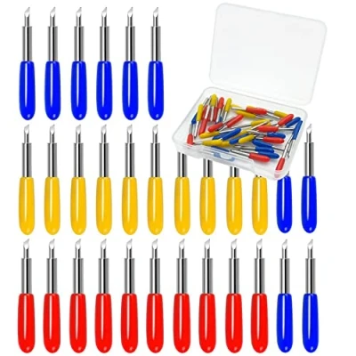 Image de Gebildet 30pcs Lames de Rechange pour Cricut Explore Air, Air 2, 3, Maker, Maker Expression Machines Découpe Vinyle (Multicolore)