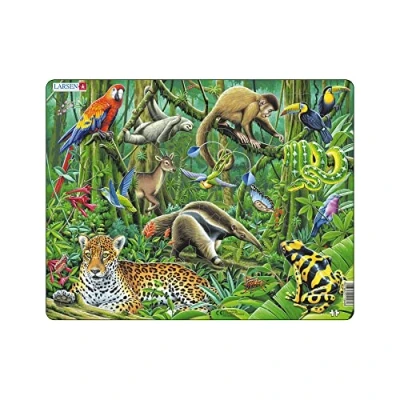 Image de Larsen FH10 La luxuriante forêt Tropicale sud américaine, Puzzle Cadre avec de 70 pièces