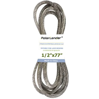 Image de Tondeuse à gazon Kevlar Deck Courroie d&#039;entraînement 1/2&quot; x 77&quot; Remplacement pour MTD 754 04062, 942 Cub Cadet Murray 037X70MA, 37X70, 37X70MA