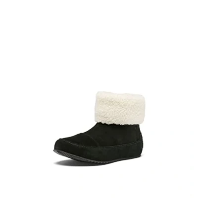 Image de Sorel GO Stumptown Bootie Bottines, Femme, Taille: 40, Black/natural Cuir et textile
