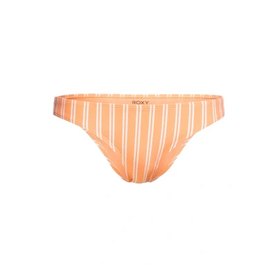 Image de Roxy INTO THE SUN Moderate Bas de bikini, Femme, Taille: Large, Papaya punch novelta stripe h