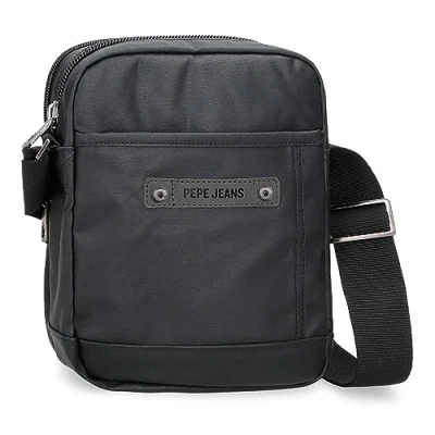 Image de Pepe Jeans Hatfield Sac à bandoulière et trousse de toilette Bleu/noir Polyester Différentes tailles, Noir, Talla única, double
