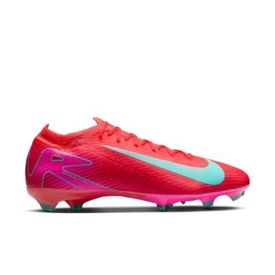 Image de Nike Performance ZOOM Vapor 16 PRO FG Chaussures de foot à crampons, Taille: 44.5, Ember glow/aurora green Tissu / matière synthétique