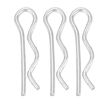 Image de Splint, 10pcs / 20pcs 30pcs Verzinktes Eisen R Typ Splint Clips Federklemmen Haarnadel Verzinkte Haltestifte 1.6 1.8 2 2.5mm(1.8*35mm£¨30pcs£©)