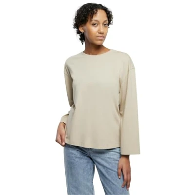 Image de Urban Classics Tshirt à manches longues, Femme, Taille: 4XL, Wetsand