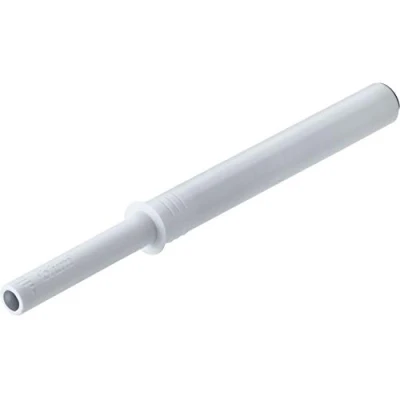 Image de Blum TIP ON 956A1006 Version longue avec tampon pour portes Blanc satiné