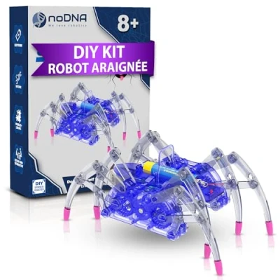 Image de noDNA Robot Jouet Enfant Araignée kit électronique à Monter Robotisés pour Enfants partir de 8 Ans Fille garçon Cadeau d&#039;anniversaire