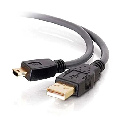 Image de C2G/Cables to Go 29653 Ultima USB 2.0 A Mini B Cable, Charcoal (5 Meter)