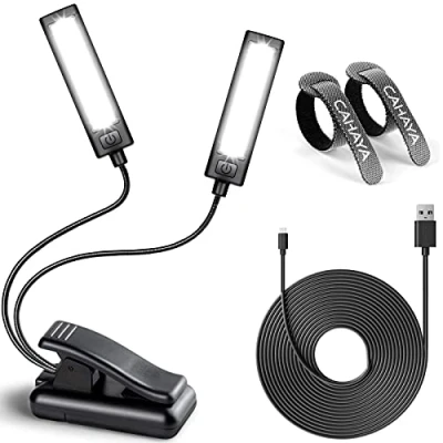 Image de CAHAYA Lampe de Pupitre LED avec 3 Modes Luminosité Utilisée sur Secteur Portable et Réglable, Doit être utilisé sous charge CY0243