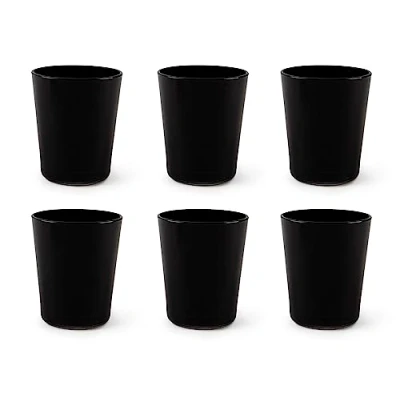 Image de Excelsa Portofino Lot de 6 verres, noir, 30 Cl., verre soufflé