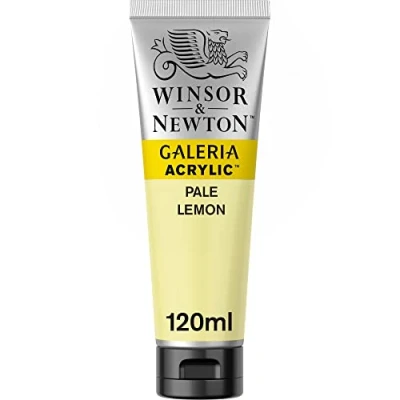 Image de Winsor &amp; Newton Acrylique Galeria 120ml Jaune Pâle Série 1