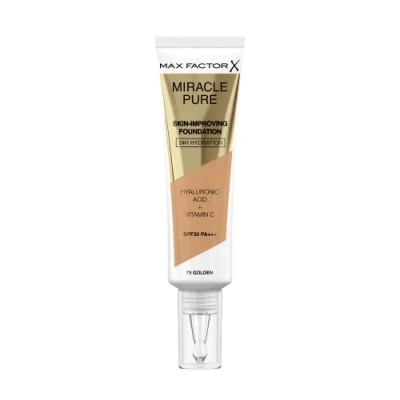 Image de MAX Factor Miracle PURE Foundation Fond de teint, Femme, Taille: 30 ml, Golden